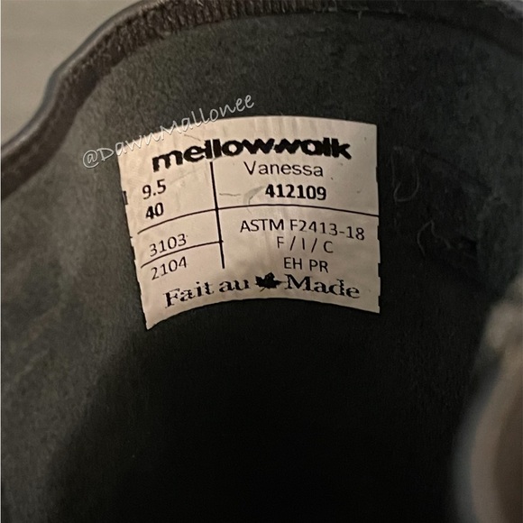 NIB Leather Mellow Walk Steel Toe Slip Resistant Engineer Safety Boot PR Vanessa - Picture 11 of 15